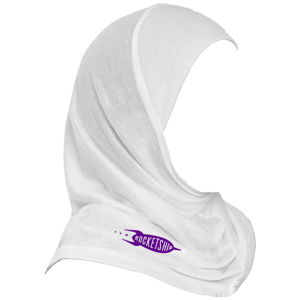 Rocketship White Hijab
