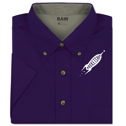 RNE Twill Short Sleeve Button Up